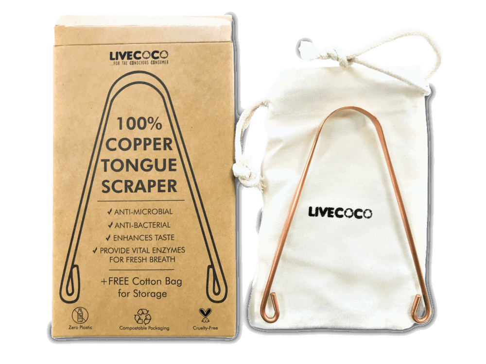 Pure Copper Tongue Scraper (anti-microbial)-0
