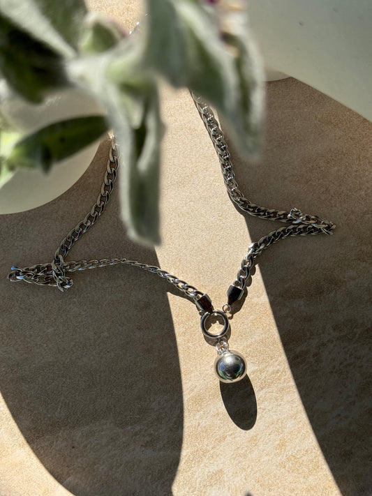 Pōro Toa Silver Necklace