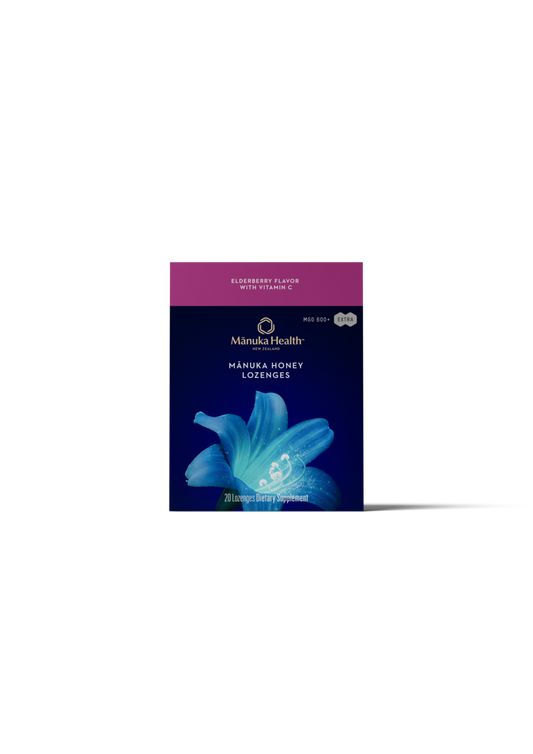 Mānuka Honey Drops: Elderberry with vitamin C