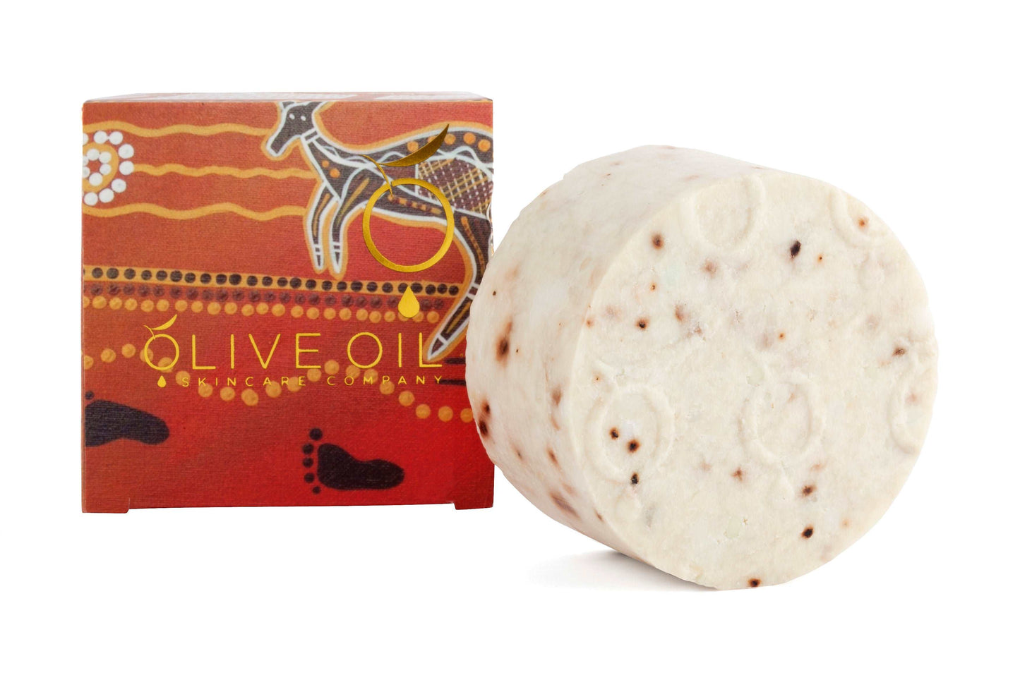 Olive Oil Soap ,Indigenous Series, Quandong Soap 100g-0