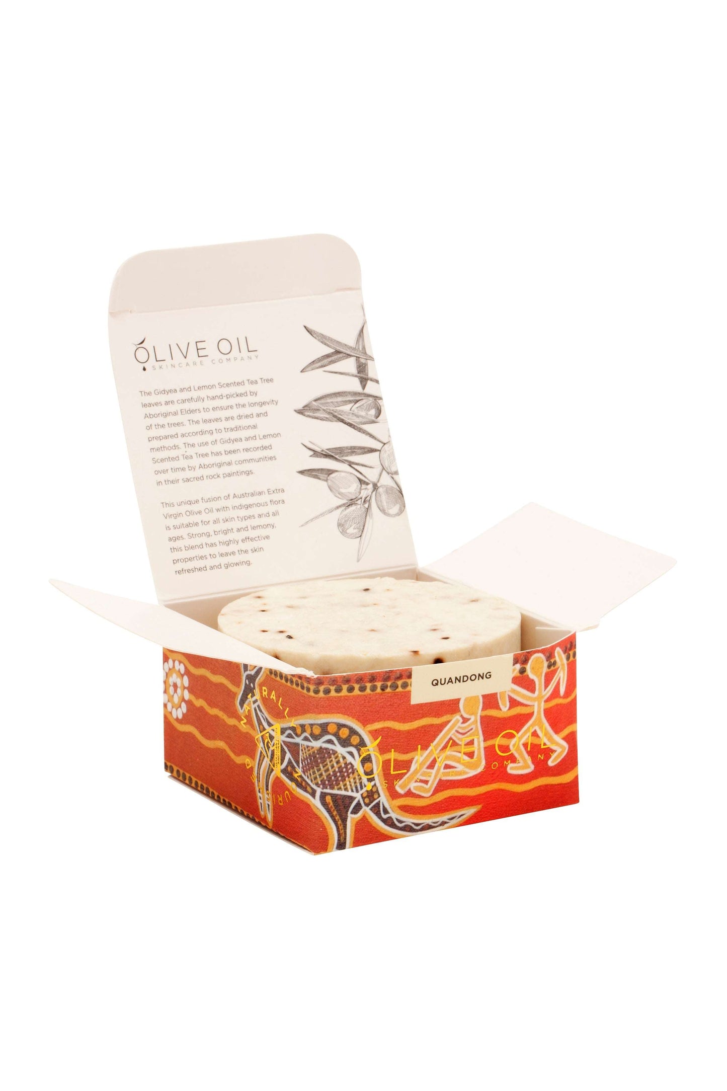 Olive Oil Soap ,Indigenous Series, Quandong Soap 100g-1