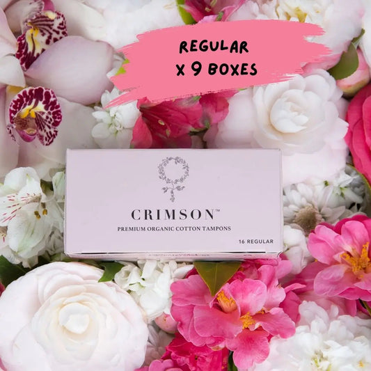 Regular Organic Cotton Tampons - 6 Month Supply