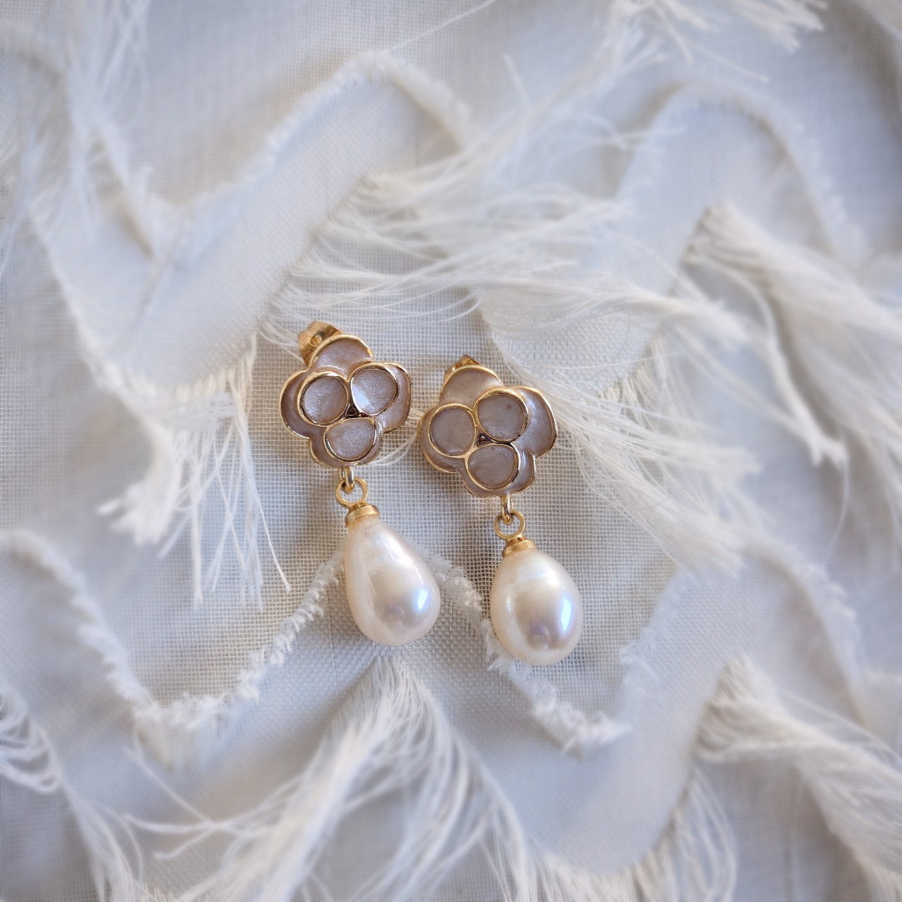 Clara Pearl Drop Earrings 6