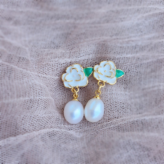 Clara Pearl Drop Earrings 7