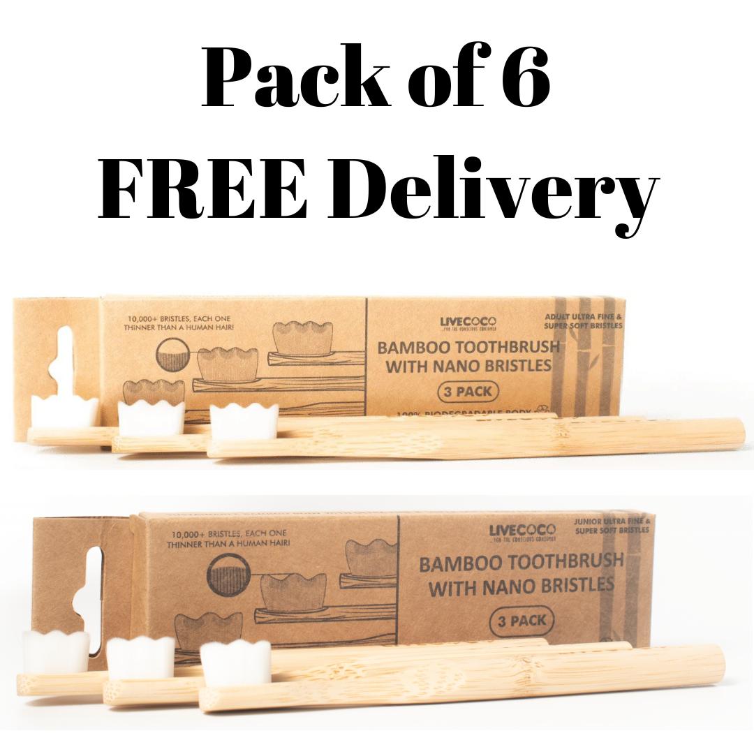 LiveCoco™ Sensory Toothbrush - Sustainable Bamboo-5