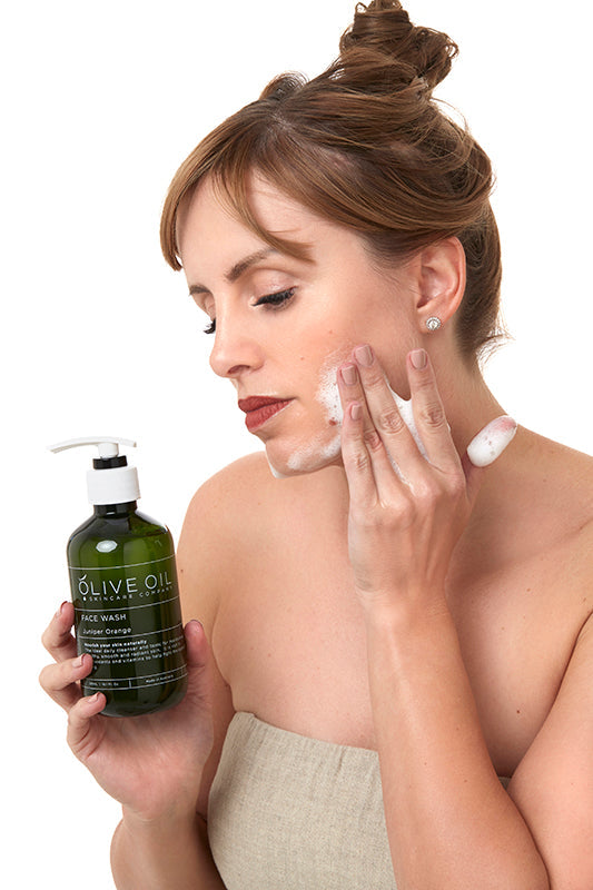 Face Wash, Castile Style, Juniper Orange 300ml-3