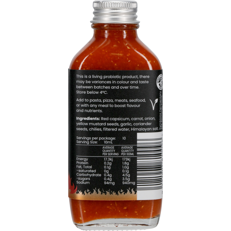 Not as Hot Sauce-Naturally Fermented (Medium Heat) 100ml-1