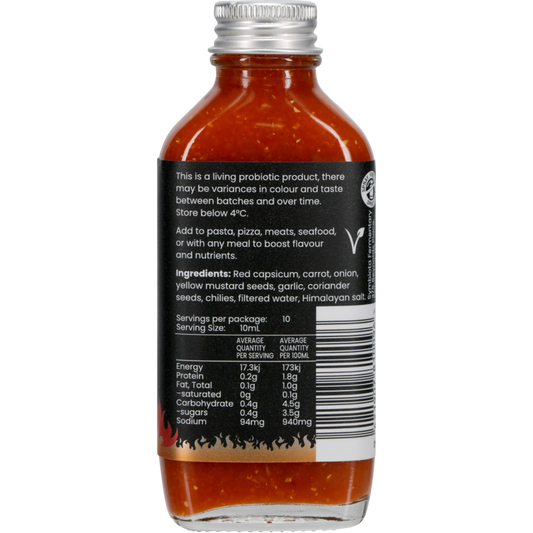 Not as Hot Sauce-Naturally Fermented (Medium Heat) 100ml-1