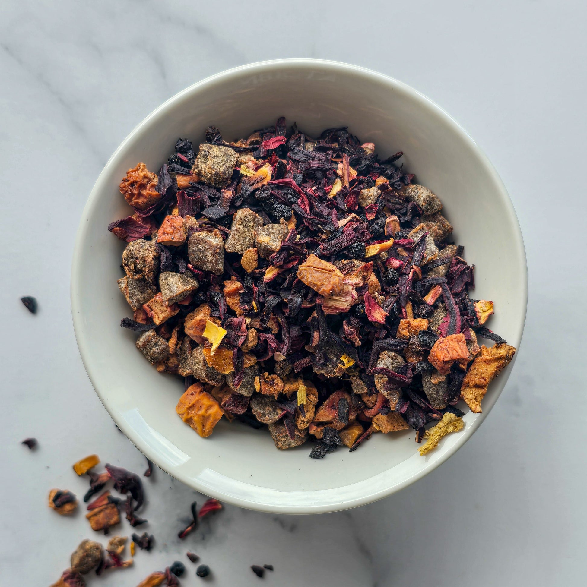 Peachy, Apple & Elderberry Punch Fruit infusion-0