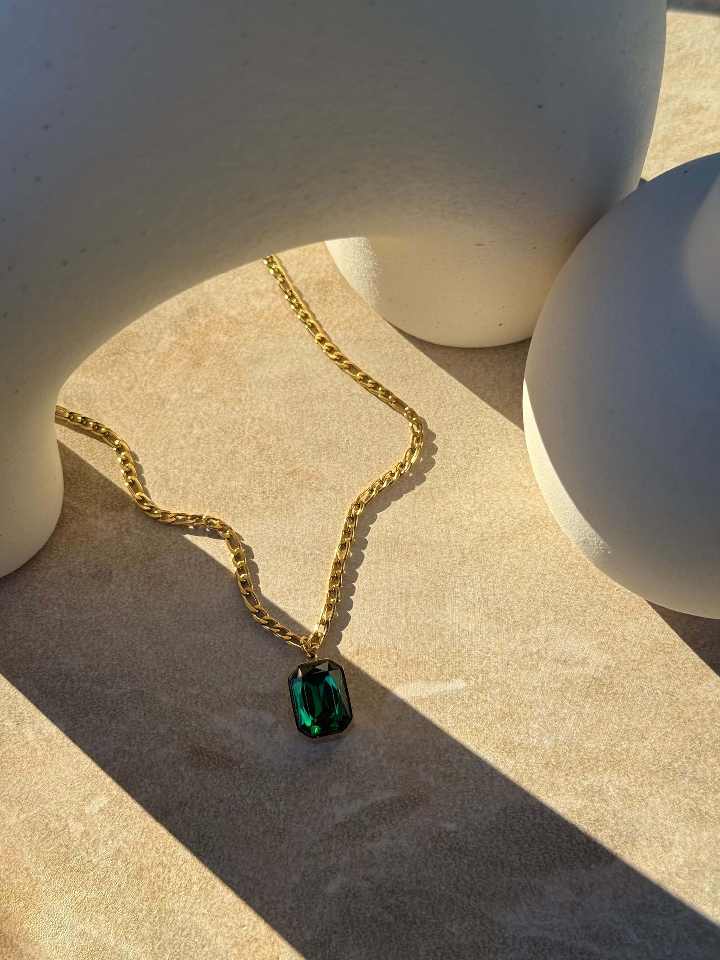 Taimana Kākāriki Gold Necklace