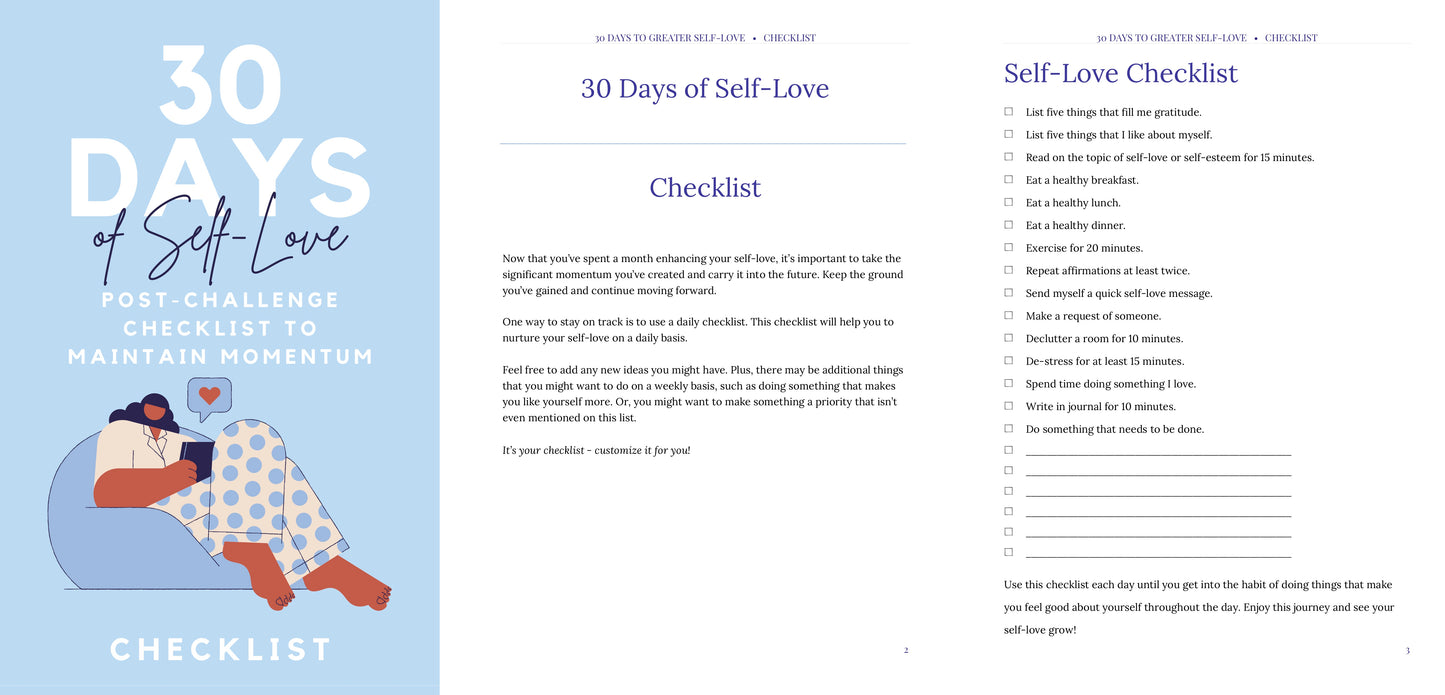30 days of Self Love by Ellie Montgomery - Eco Wellness Lab