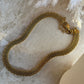 Rāranga Kōura Gold Mesh Necklace