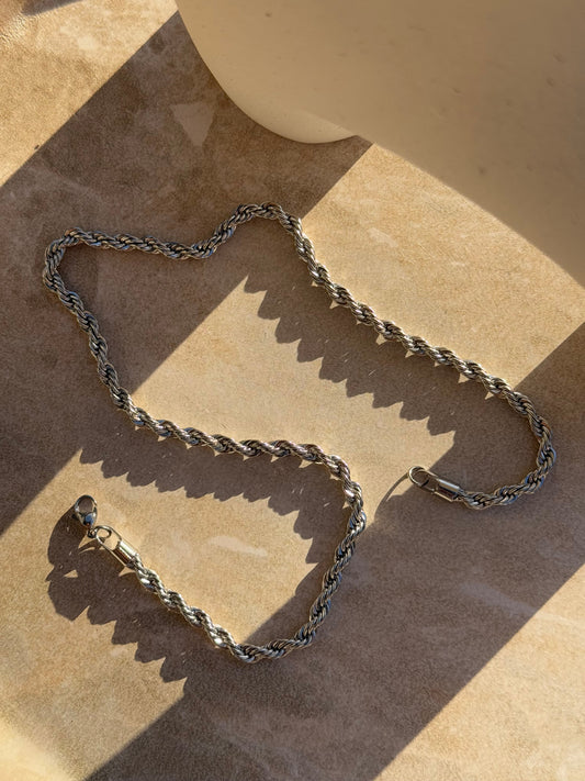 Hiriwa Kōrere Silver Necklace ( Unisex )