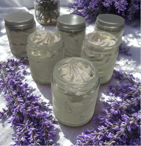 Tiny Leaf Shimmer Lavender Vanilla Whipped Body Butter – 100 ml