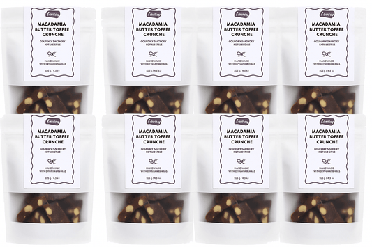 Lowrey Macadamia Butter Toffee Crunché 8-Pack (38% Macadamias)