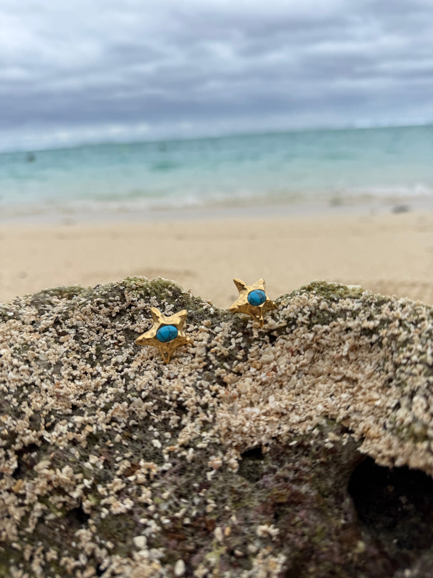 Whetū Kikorangi Gold Earrings