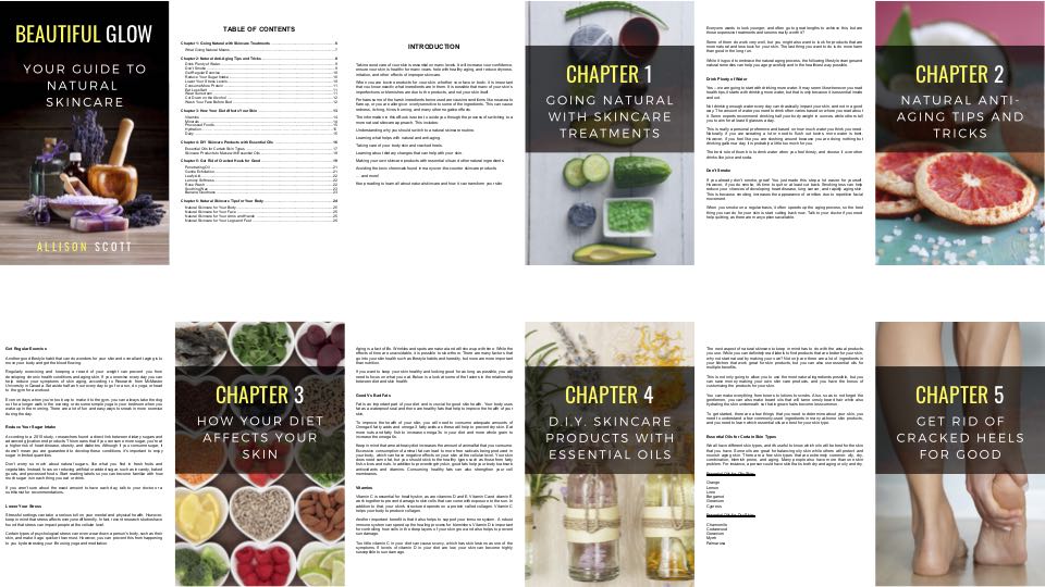 Beautiful Glow - Your Guide to Natural Skincare by Allison Scott - Eco Wellness Lab
