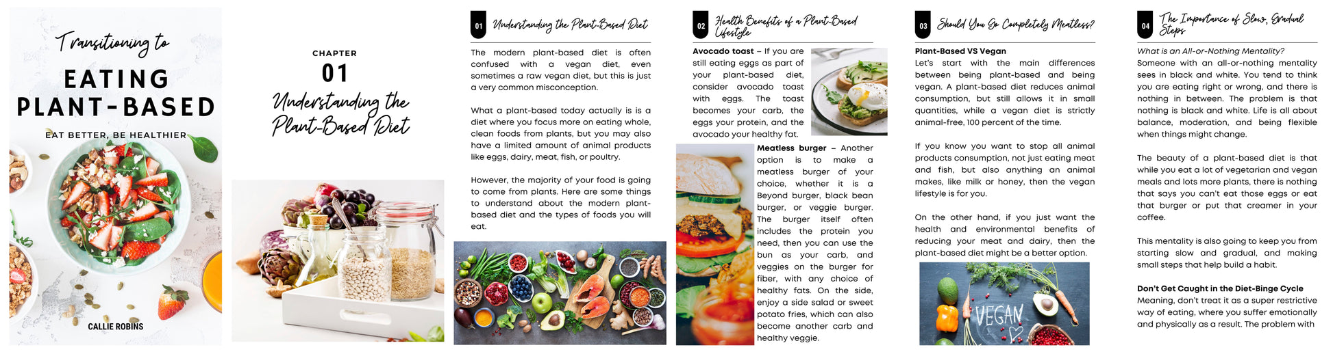 Eating Plant Based - Be Better, Be healthier by Callie Robins - Eco Wellness Lab