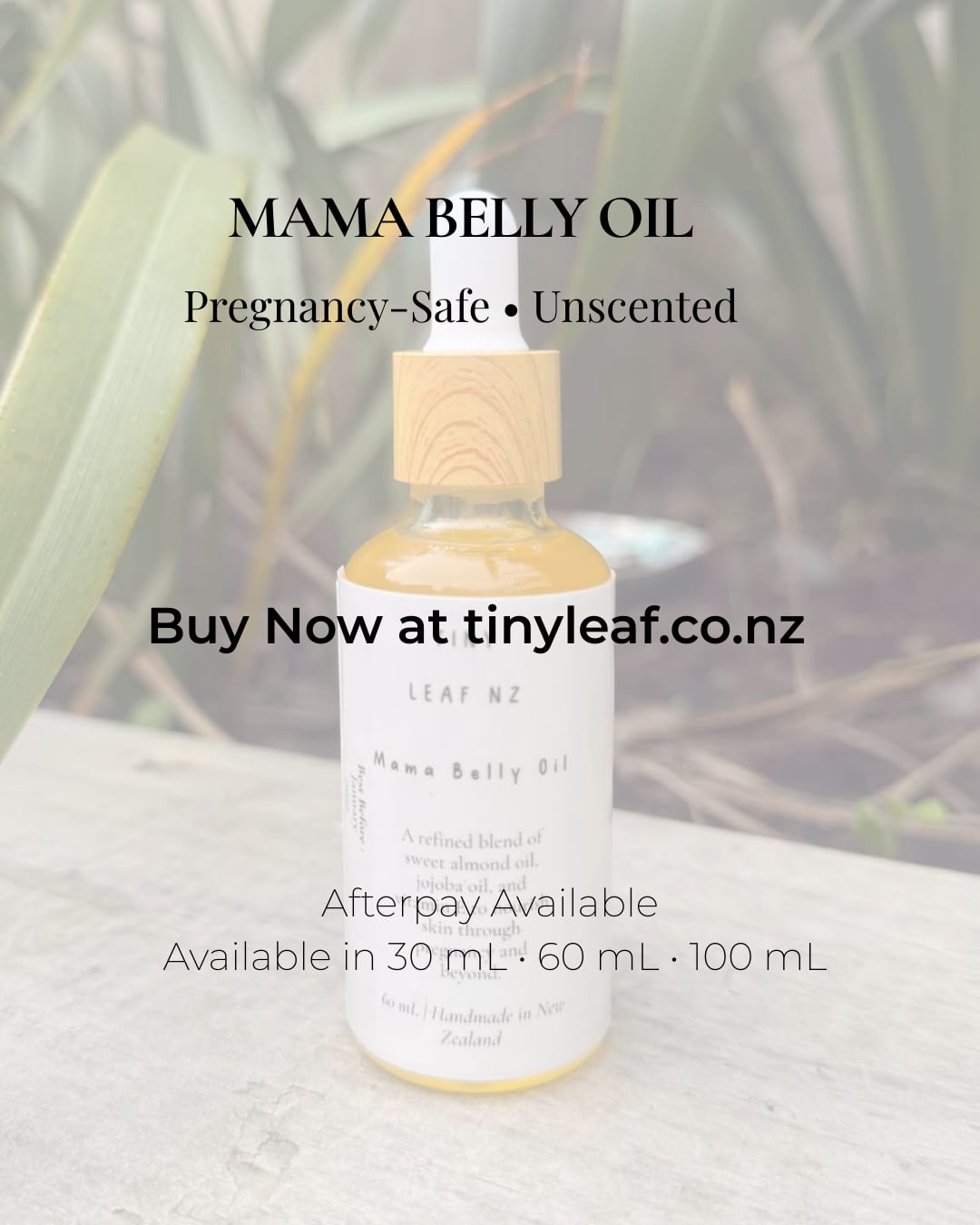 Mama Belly Oil – Pregnancy-Safe Nourishing Face + Body Oil