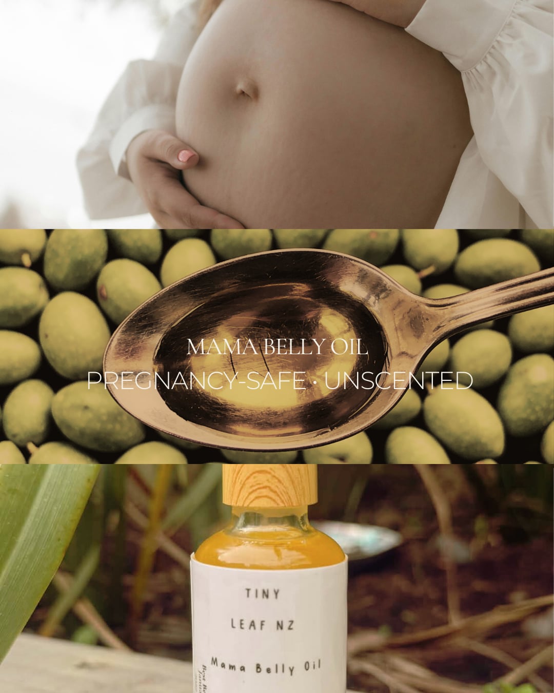 Mama Belly Oil – Pregnancy-Safe Nourishing Face + Body Oil