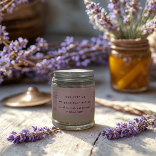 Tiny Leaf Shimmer Lavender Vanilla Whipped Body Butter – 100 ml