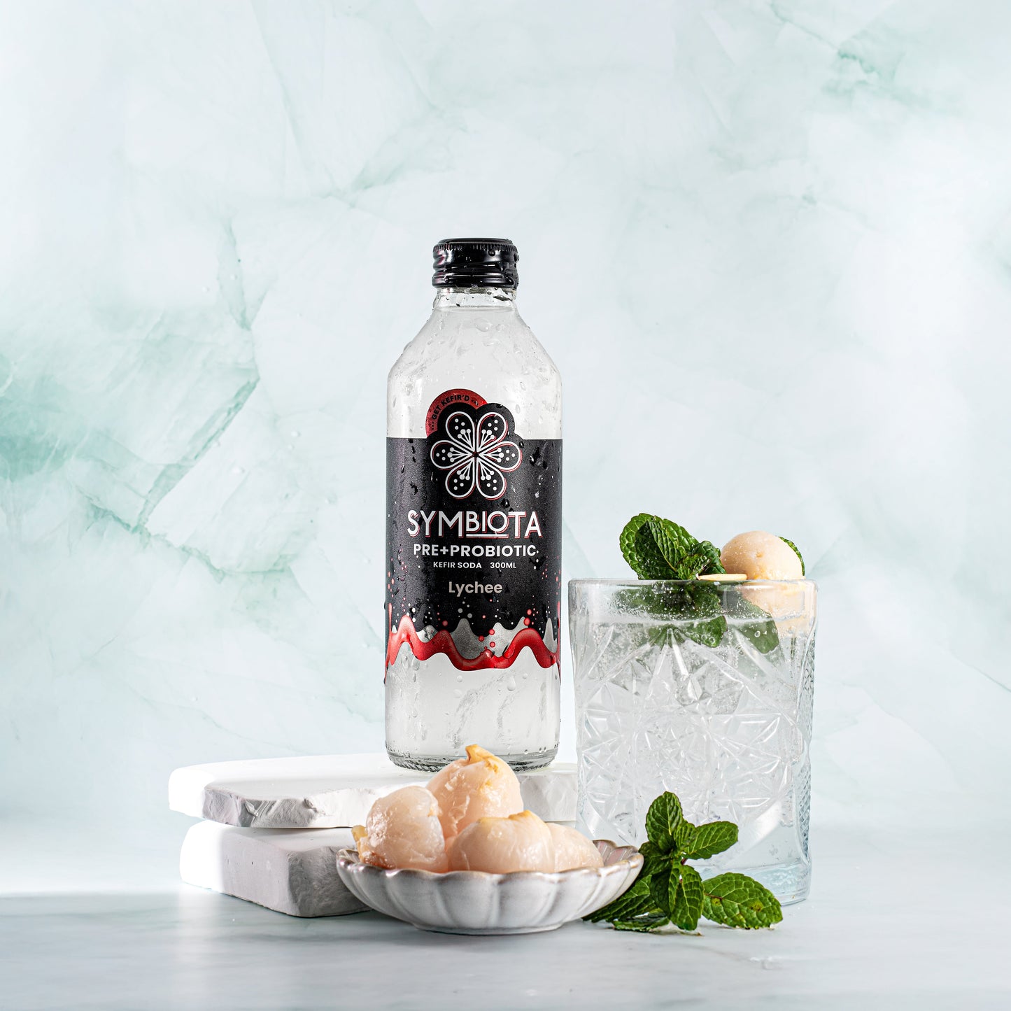 Lychee Kefir Soda - 6 pack-0