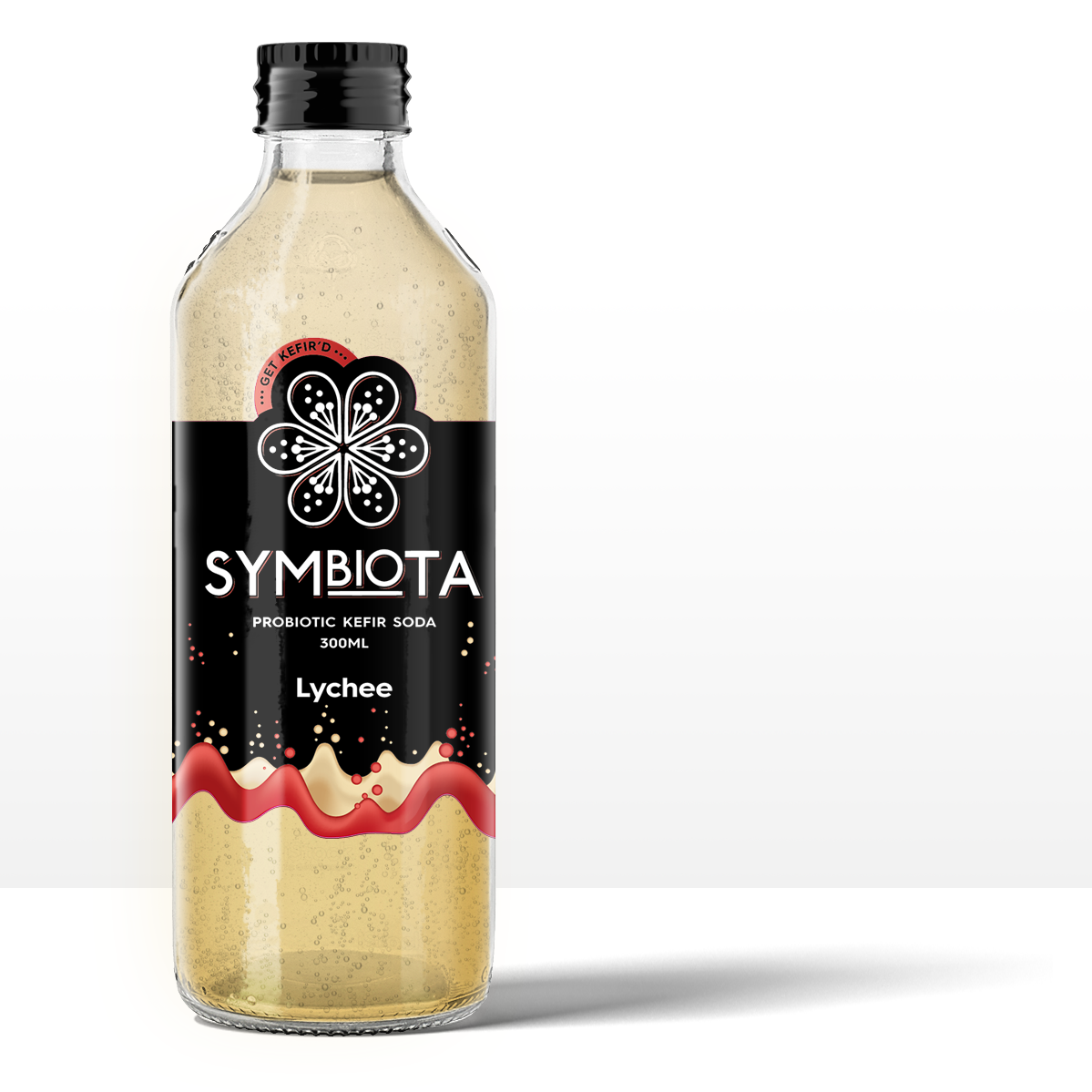 Probiotic Water Kefir Soda x 12 - Lychee 300ml-2
