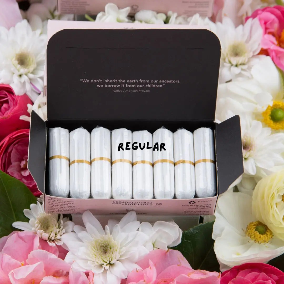 Medium Flow Organic Tampons - 6 Month Supply