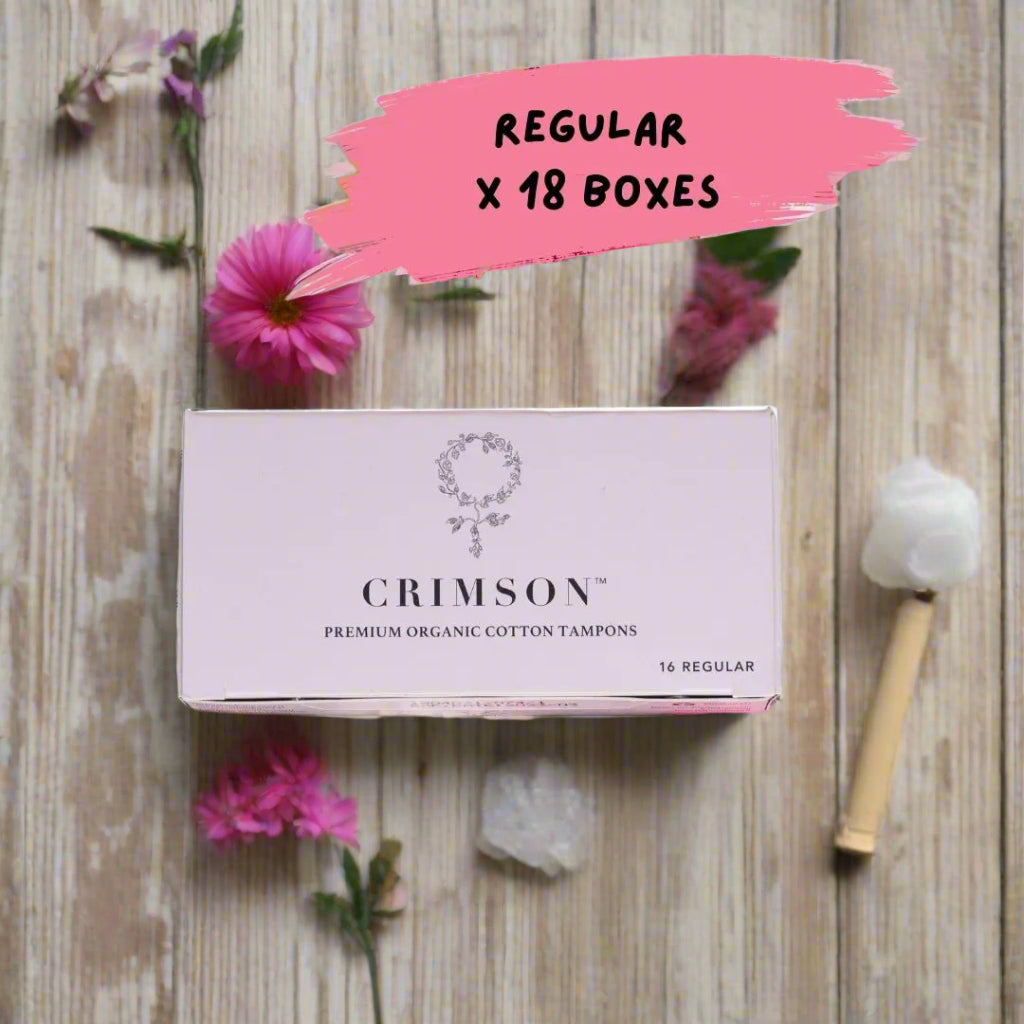 Regular Organic Cotton Tampons - 18 Box Workplace Pack