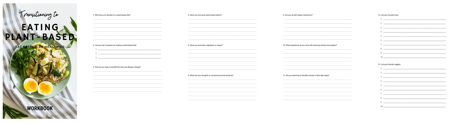 Eating Plant Based - Be Better, Be healthier by Callie Robins - Eco Wellness Lab