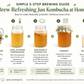 Jun Kombucha Kit (using organically grown Jun SCOBY)