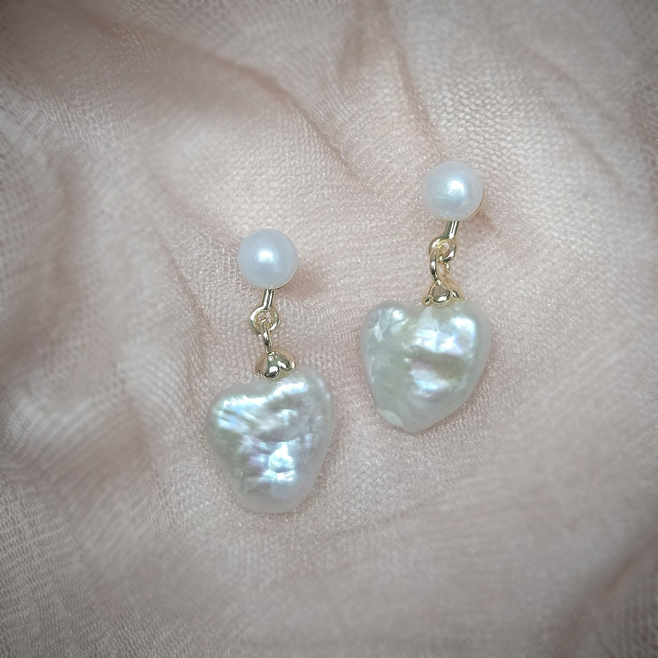 Amihan Baroque Pearl Drop Earrings heart 1