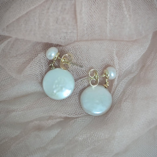 Amihan Baroque Pearl Drop Earrings round