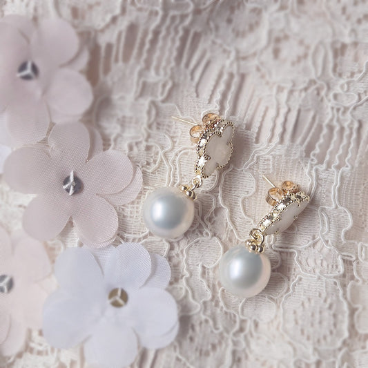 Clara Pearl Drop Earrings 5