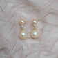 Mila Double Pearl Drop Earrings 2