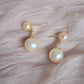 Mila Double Pearl Drop Earrings 2