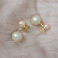 Mila Double Pearl Drop Earrings 2