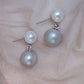 Mila Double Pearl Drop Earrings 3