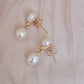 Mila Double Pearl Drop Earrings 5