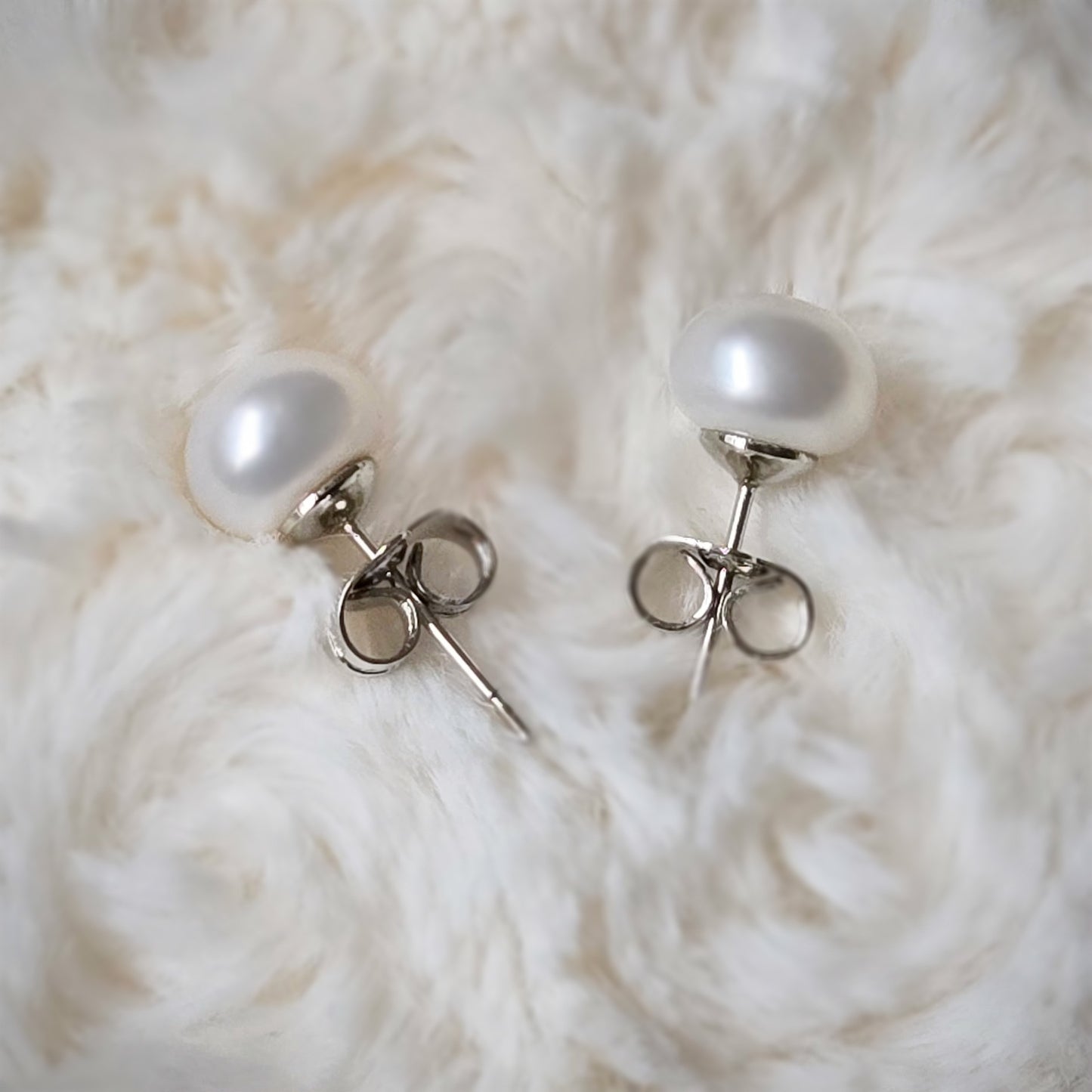 Ella Freshwater Pearl Studs