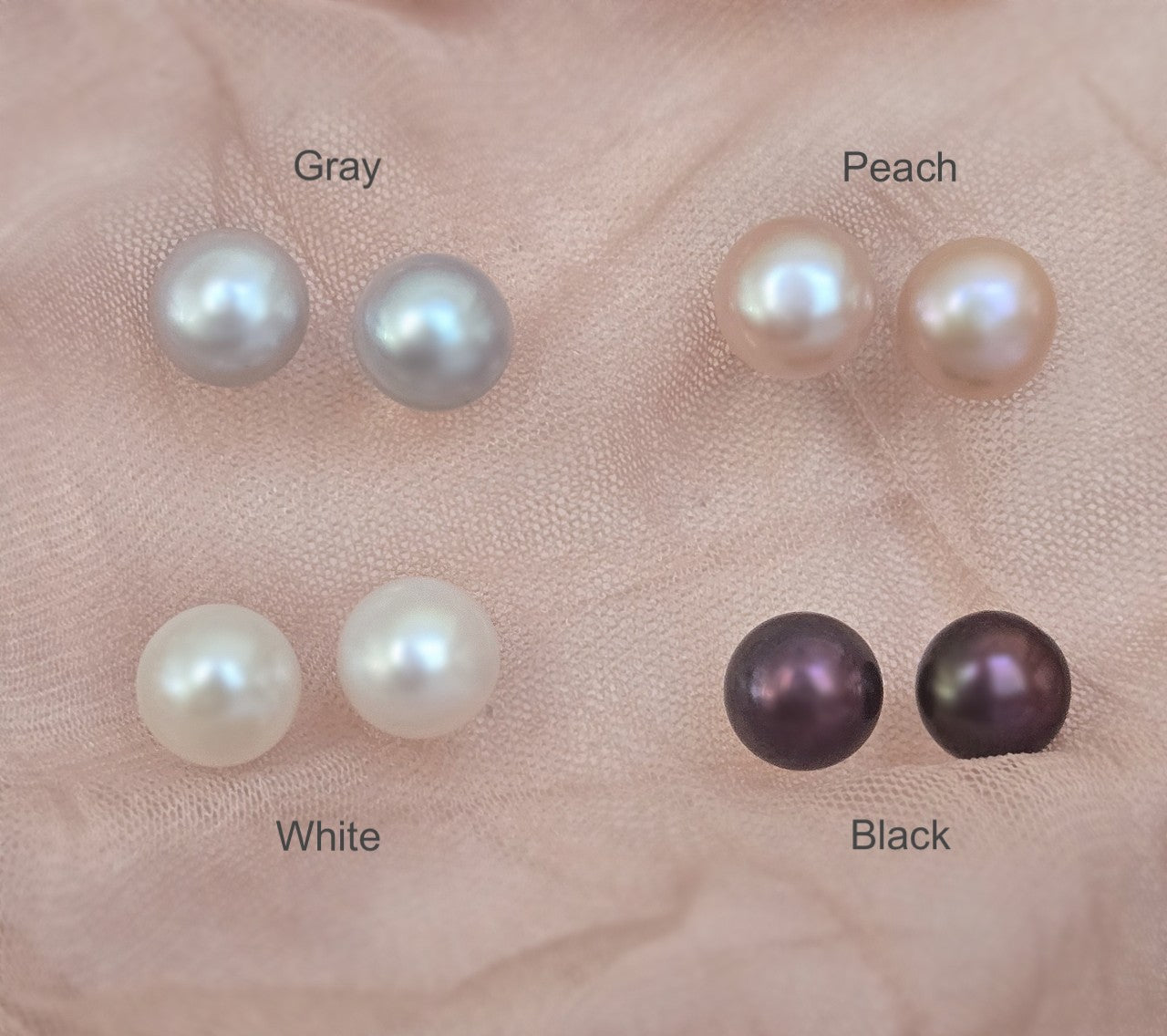 Ella Freshwater Pearl Studs