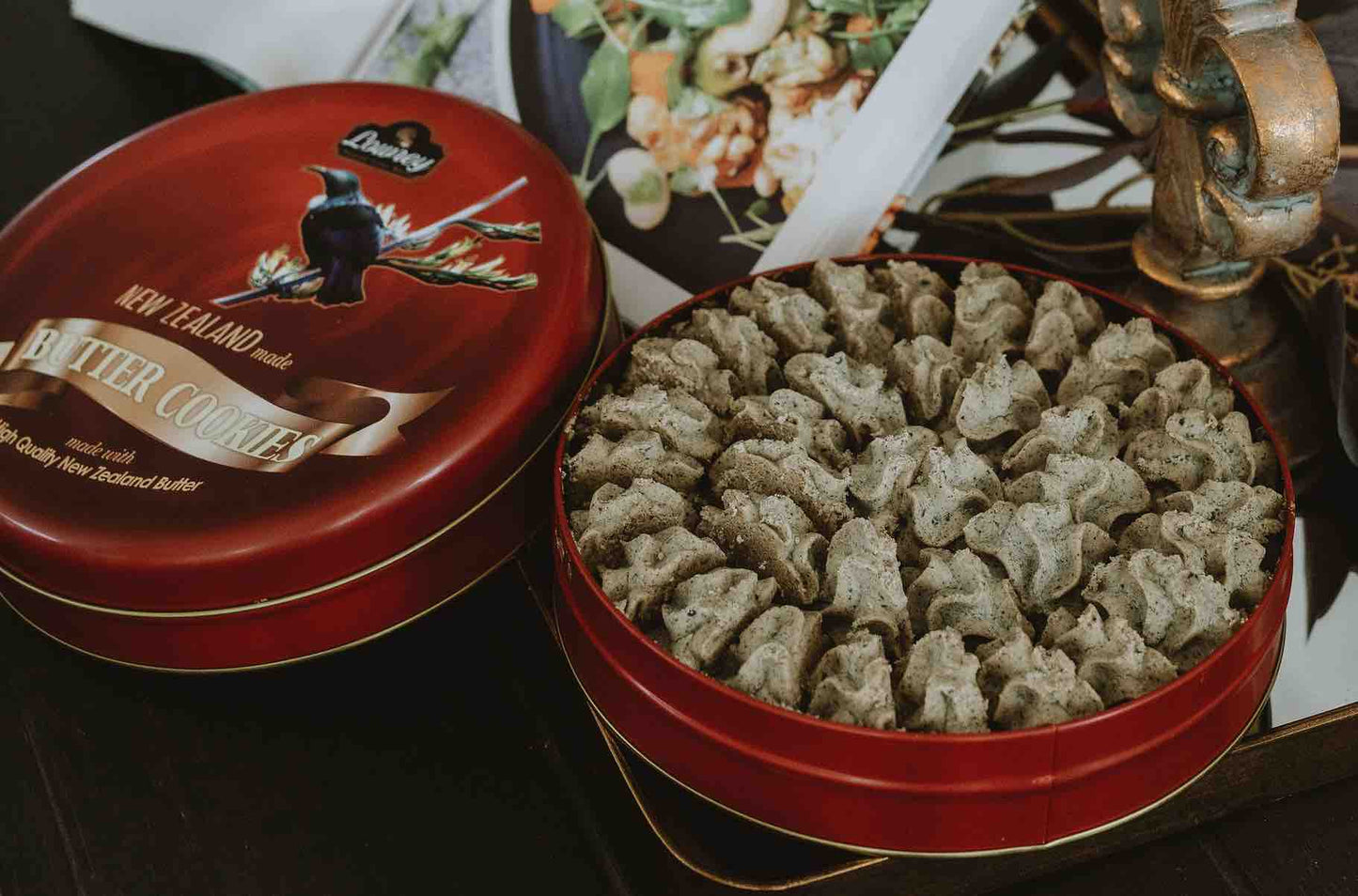 Lowrey Black Sesame Butter Cookies | Premium NZ Cookies