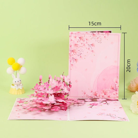 Lowrey Mother’s Day Peach Blossoms 3D Pop-Up Greeting Card