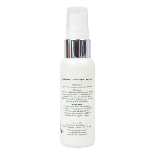 Skin Needling Roller / Dermastamp Cleaner - Anti Bacterial Colloidal Silver Spray 50mL-2
